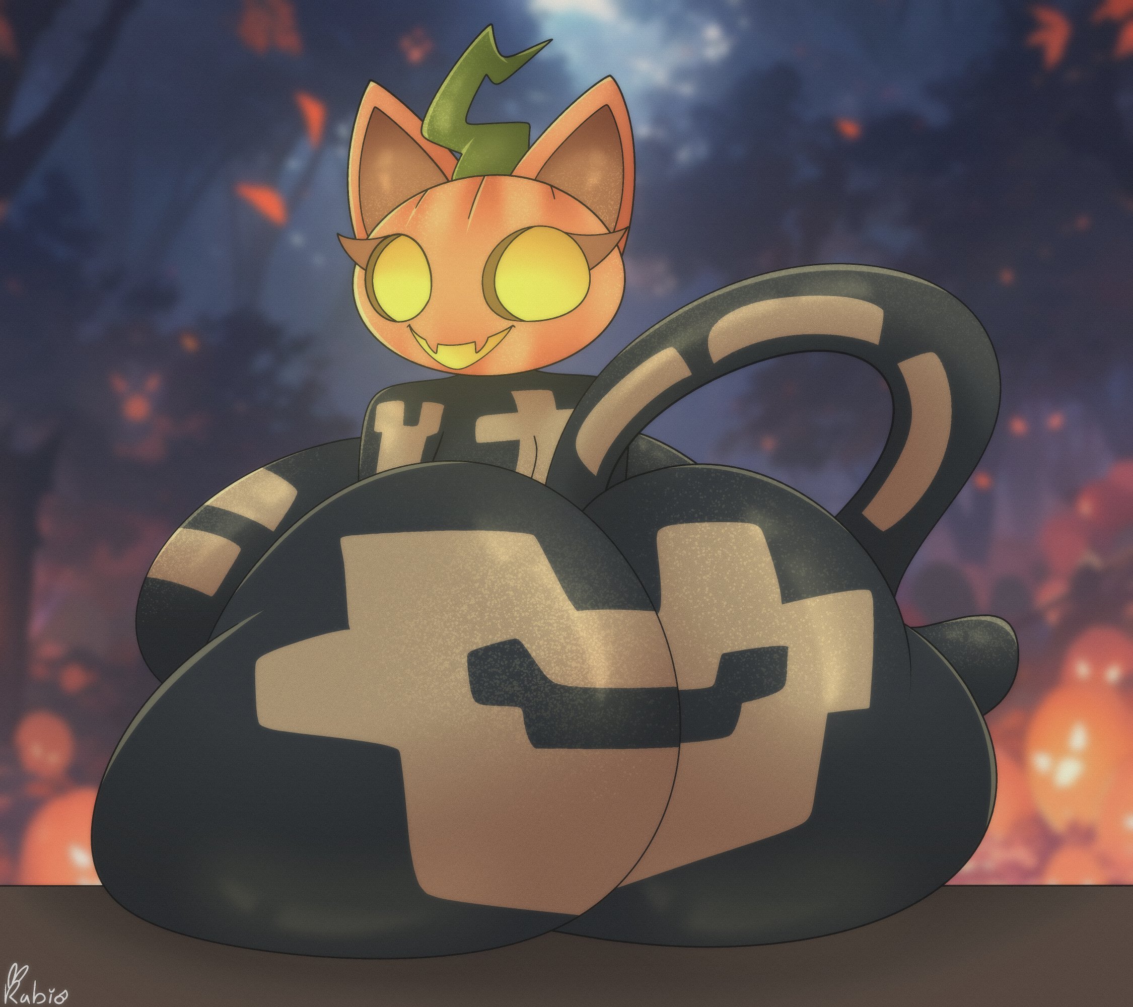 1girls, anthro, ass, ass focus, bbw, big ass, big breasts, big thighs, breasts, bubble butt, cat ears, cat girl, cat tail, catgirl, female, female focus, female only, fortnite, fortnitemares, gigantic ass, gigantic thighs, halloween, huge ass, huge breasts, huge thighs, hyper, hyper ass, hyper thighs, looking at viewer, pumpkin, pumpkin head, rabiobunny, skinsuit, spice (fortnite), thick thighs, thighs, voluptuous, voluptuous female