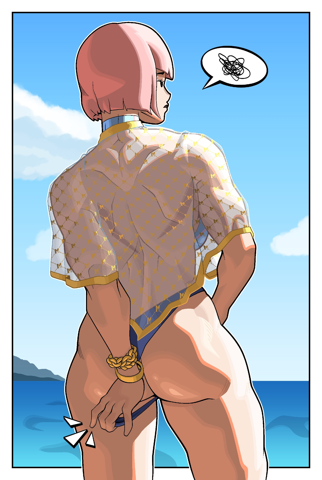 2d, ass, bubble butt, capcom, female, female focus, female only, manon legrand, muscle tone, street fighter, tagme, toned, toned female, wowsas, wowsasman