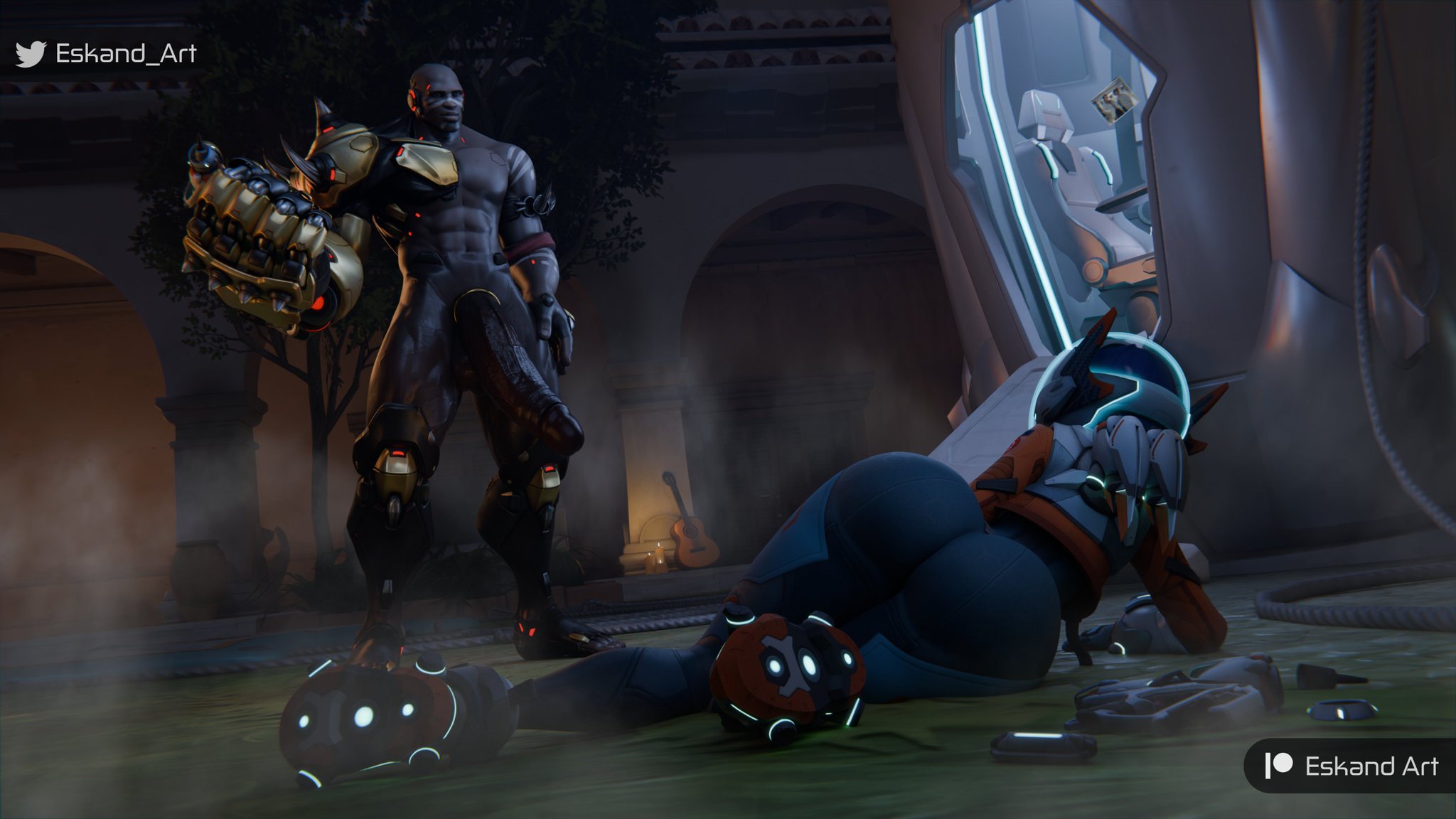 1boy, 1boy1girl, 1girls, 3d, absurdly large cock, activision, ass, big ass, big breasts, big cock, big penis, big thighs, blizzard entertainment, breasts, cock, curvaceous, curvy, curvy figure, dick, digital media (artwork), doomfist, enormous cock, enormous penis, eskandart, fat cock, female, gigantic cock, gigantic penis, hips, hourglass figure, huge ass, huge breasts, huge cock, huge thighs, hung, hyper, hyper cock, hyper penis, impossible fit, juno (overwatch), large ass, large breasts, large thighs, legs, light skin, light-skinned female, long penis, male, male/female, mature, mature female, overwatch, overwatch 2, penis, slim waist, thick, thick hips, thick legs, thick thighs, thighs, veins, veiny, veiny penis, very fat penis, very long penis, voluptuous, waist, wide hips, wide thighs