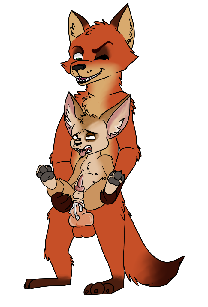 2boys anal anal_sex anthro balls canine cum cum_inside disney dontbeazombie finnick gay knot male male_only mammal nick_wilde penetration yaoi zootopia