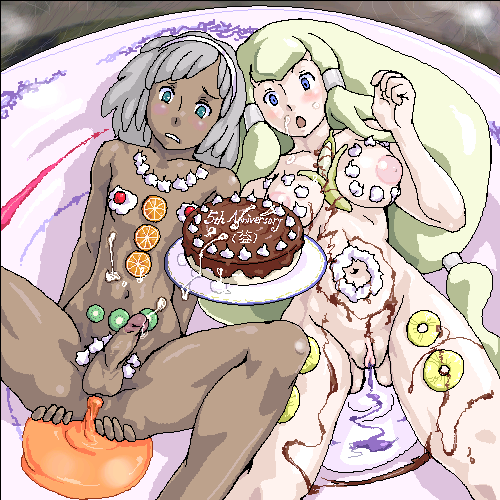 1:1 1boy 1girls 2006 anal balls blonde_hair both_sexes_in_same_situation breasts cake color cum cum_inside cum_on_food dark-skinned_femboy dark-skinned_male dark_skin dianna_soreil erection facial female femboy femsub fever-san food gundam human light-skinned_female light_skin long_hair loran_cehack lowres male male_and_female_subs malesub multiple_subs nipples nyotaimori penis pixel plate puffy_nipples straight turn_a_gundam uncensored