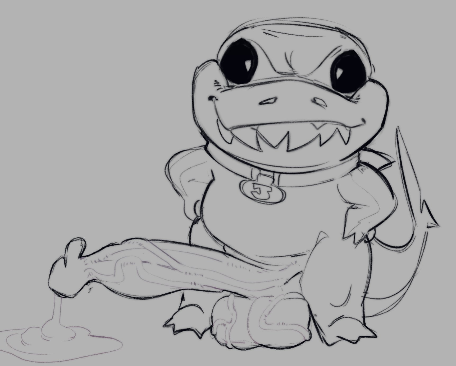 2025, anthro, anthrofied, big cock, big penis, big teeth, collar, gay, gay male, gnausea, gnauseating, homosexual, homosexual male, huge cock, jeff the land shark, large cock, large penis, looking at viewer, marvel, marvel comics, marvel rivals, penis, penis bigger than body, precum, precum drip, precum string, shark, shark boy, sketch, solo male, standing, twitter link, vein, veins, veins on dick, veiny, veiny balls, veiny penis