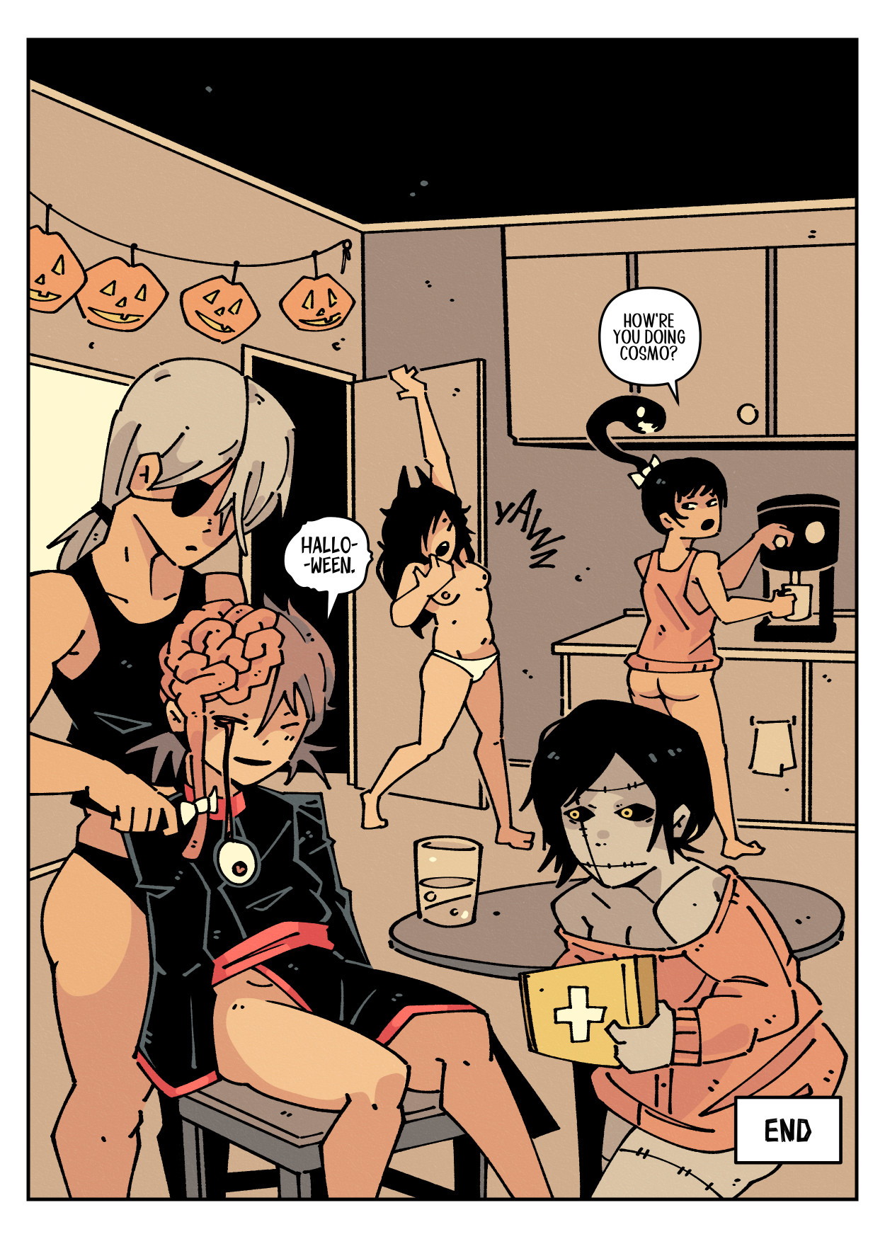 5girls, ass, breasts, chainsaw man, cosmo (chainsaw man), female, futanari, long (chainsaw man), nude, panties, pingtsi (chainsaw man), quanxi (chainsaw man), skyafterdark, tagme, tsugihagi (chainsaw man)