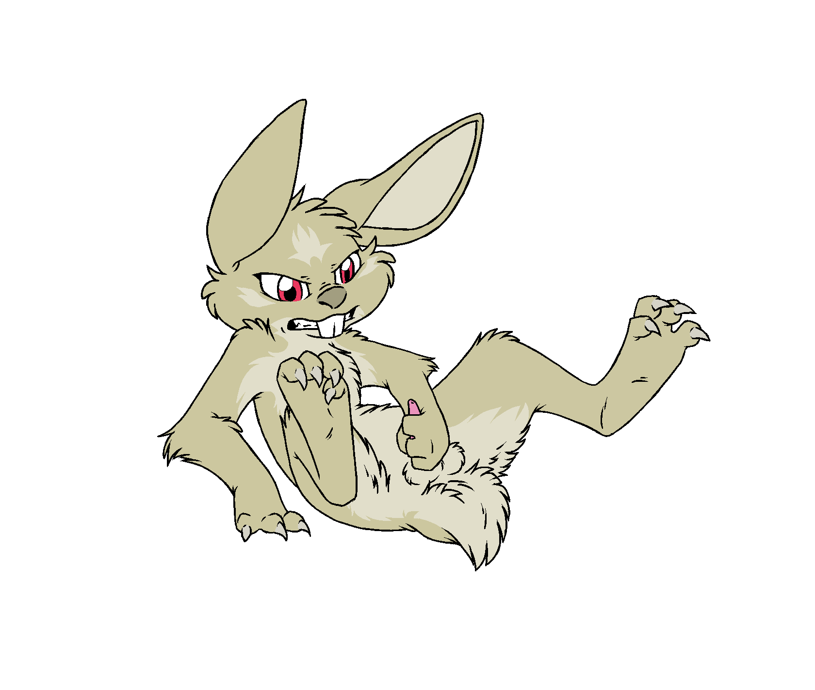 aliasing anthro balls barefoot brown_fur buckteeth clenched_teeth duo erection flat_colors fur hi_res hindpaw lagomorph legs_up lying male male_only mammal masturbation maxy mizzyam nude on_back paws penile_masturbation penis rabbit reclining red_eyes simple_background spread_legs spreading tan_fur tapering_penis teeth toe_curl white_background white_sclera young