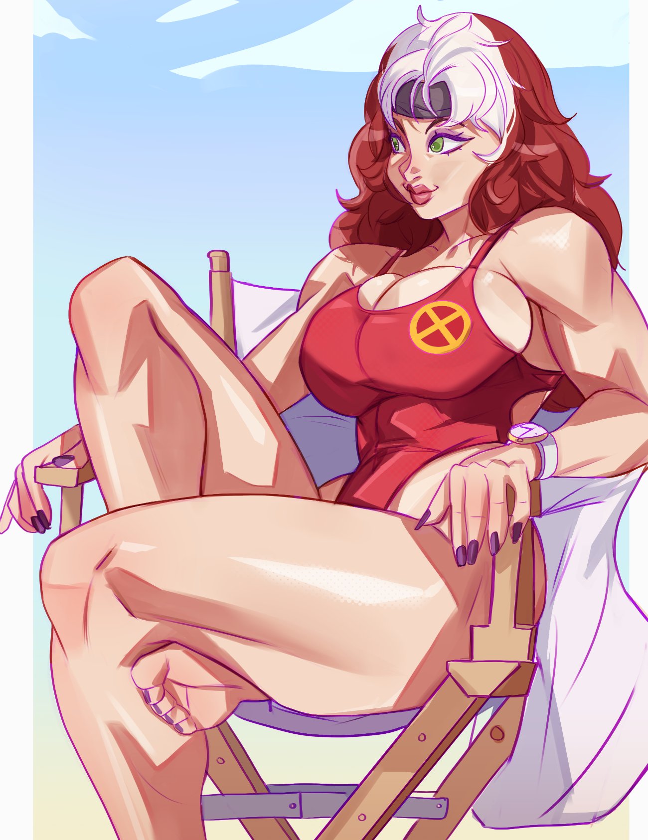 1girls, anna marie, big ass, big breasts, breasts, bust, busty, chest, curvaceous, curvy, curvy figure, digital media (artwork), dlusional, female, hips, homo superior, hourglass figure, huge ass, huge breasts, large ass, large breasts, legs, marvel, marvel comics, mature, mature female, mutant, mutant (marvel), rogue (x-men), slim waist, thick, thick hips, thick legs, thick thighs, thighs, voluptuous, waist, wide hips, x-men