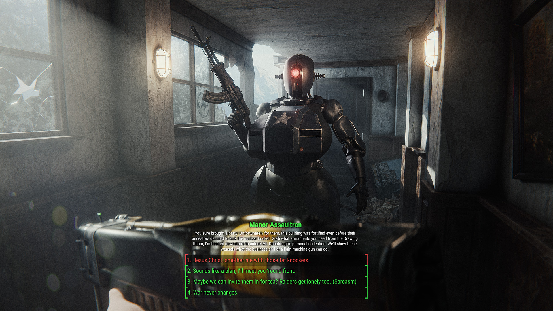 1girls, 3d, assaultron, assaultron (fallout), big ass, big breasts, breasts, breasts bigger than head, curvaceous, curvy, curvy figure, digital media (artwork), faceless, fallout, fallout (series), fallout 4, female, gynoid, hips, huge ass, huge breasts, large ass, large breasts, legs, machine girl, manor assaultron, metallic body, rhywlad, robot, robot girl, robot humanoid, slim waist, thick, thick hips, thick legs, thick thighs, thighs, voluptuous, waist, wide hips
