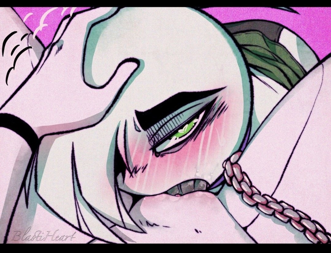 1boy1girl, angel (broken colors), blasticheart (artist), broken colors, cunnilingus, dominant pov, eating out, eating pussy, female, female pov, femdom, heart-shaped pupils, licking, licking pussy, male, malesub, non-human, oral, oral sex, pov, pov crotch, pussy, pussy lips, pussy peek, venni (broken colors)