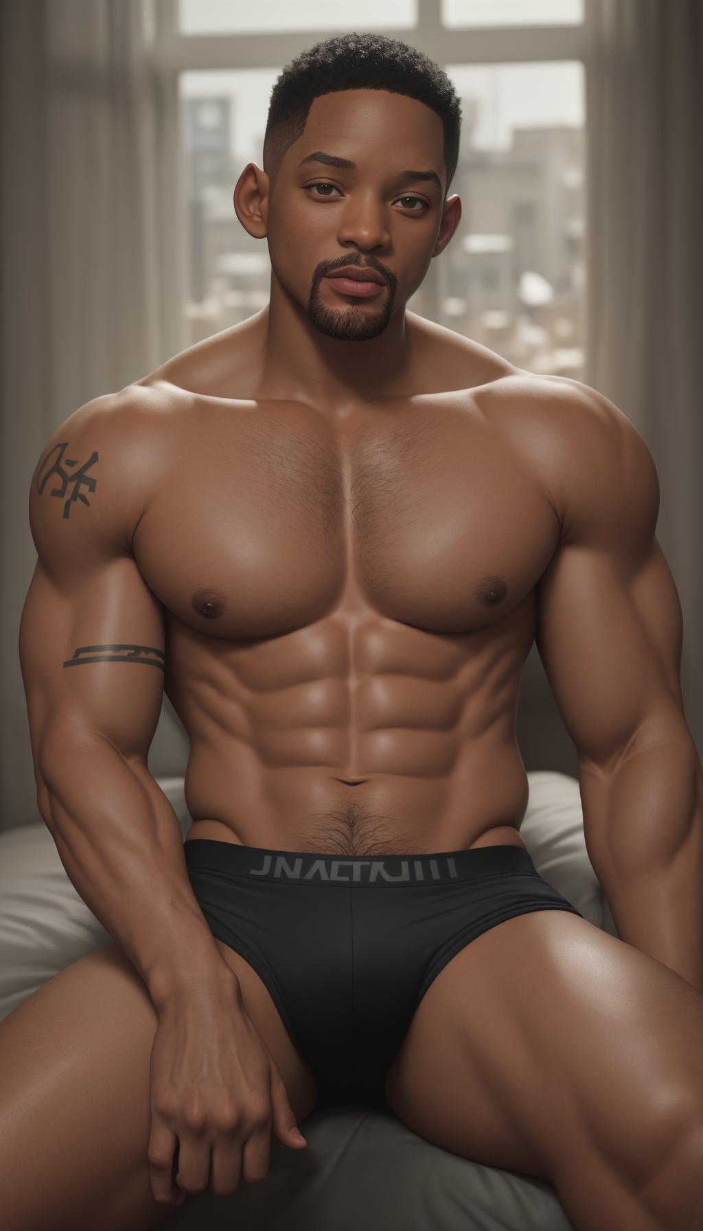 actor african african_male ai_generated bulge celebrity dark-skinned_male dark_skin dilf hotmaleaddict69 male male_only melanin muscles muscular muscular_male musician rapper real_person shirtless_male tattoos underwear underwear_only will_smith