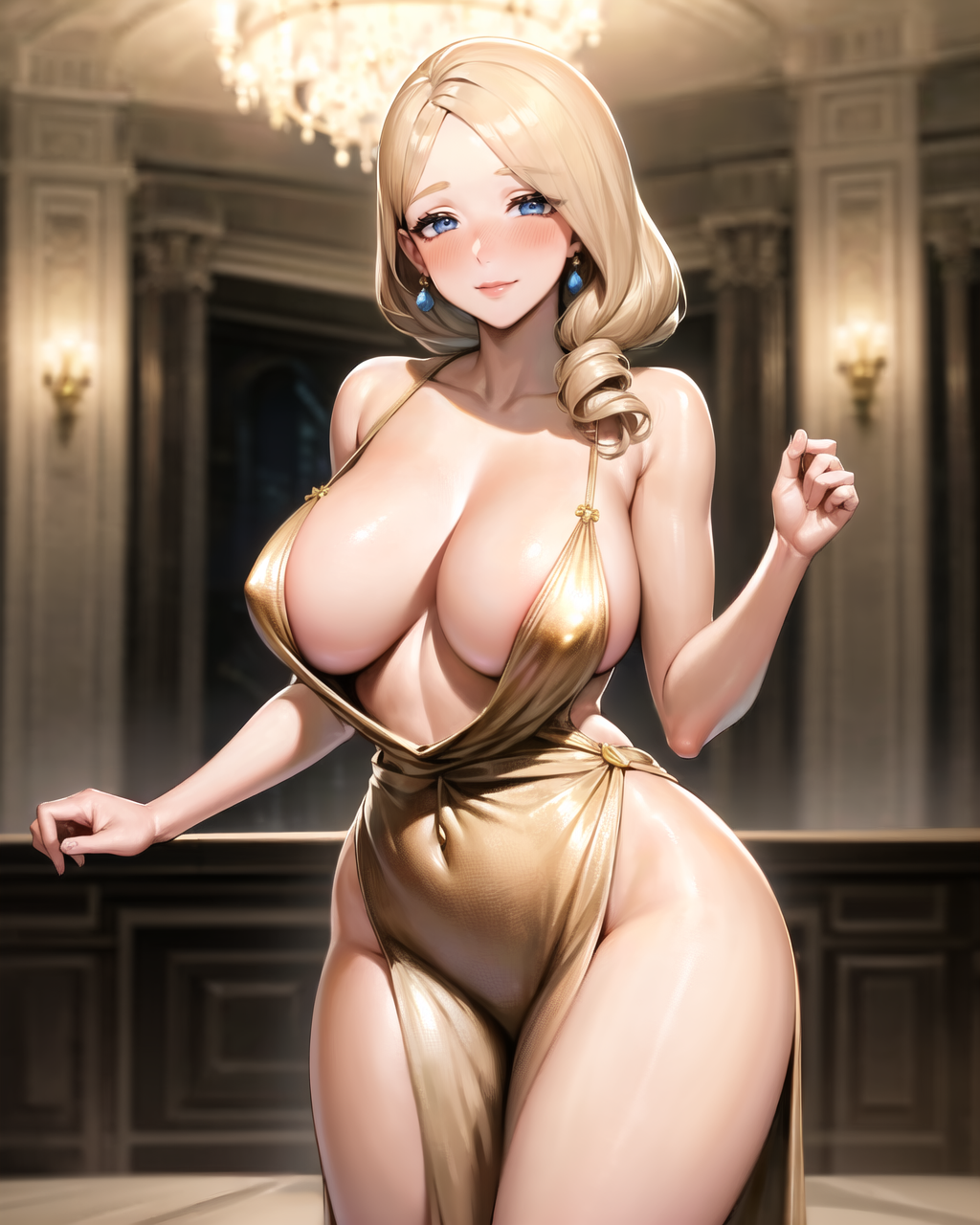 ai_generated breasts dress female female_only fire_emblem fire_emblem:_three_houses maplechad mercedes_von_martritz nai_diffusion nintendo solo stable_diffusion