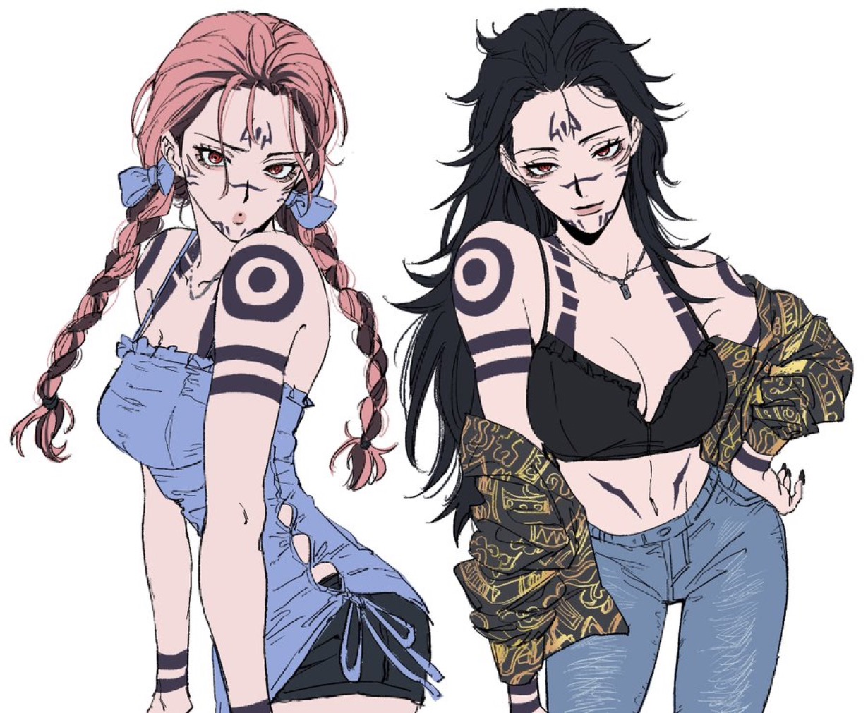 @mesuki peropero, fushiguro megumi, itadori yuuji, jujutsu kaisen, rule 63, ryoumen sukuna (jujutsu kaisen), tagme