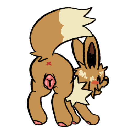 2024 andromorph animal_genitalia animal_pussy anus blush blush_stickers canine_genitalia canine_pussy cuntboy cute_fangs digital_media_(artwork) eevee feral generation_1_pokemon genitals ibispaint_(artwork) intersex jackrabbit_(artist) munchkin_(jackrabbit) nintendo open_mouth pokemon pokemon_(species) pussy solo stretching x_anus yawn yawning_position