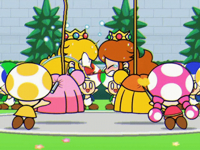 anal insertion tail, animated, ass, ass up, blonde hair, blue toad, blush, brown har, crown, dirty, dirty ass, dress, erection, fart, fart cloud, farting, female, flatulance, gassy, gloves, green toad, huge ass, male, mario (series), multiple boys, multiple females, multiple girls, multiple males, nintendo, outdoors, pain, petite, princess, princess daisy, princess peach, screaming, shoes, smelly, smelly ass, smile, stick, stinky, stinky ass, sweatdrop, symmetry, symmetry (reflectional), tears, that must hurt!, tied, toad (mario), toadette, tongue out, tree, waridesi0808, yellow toad