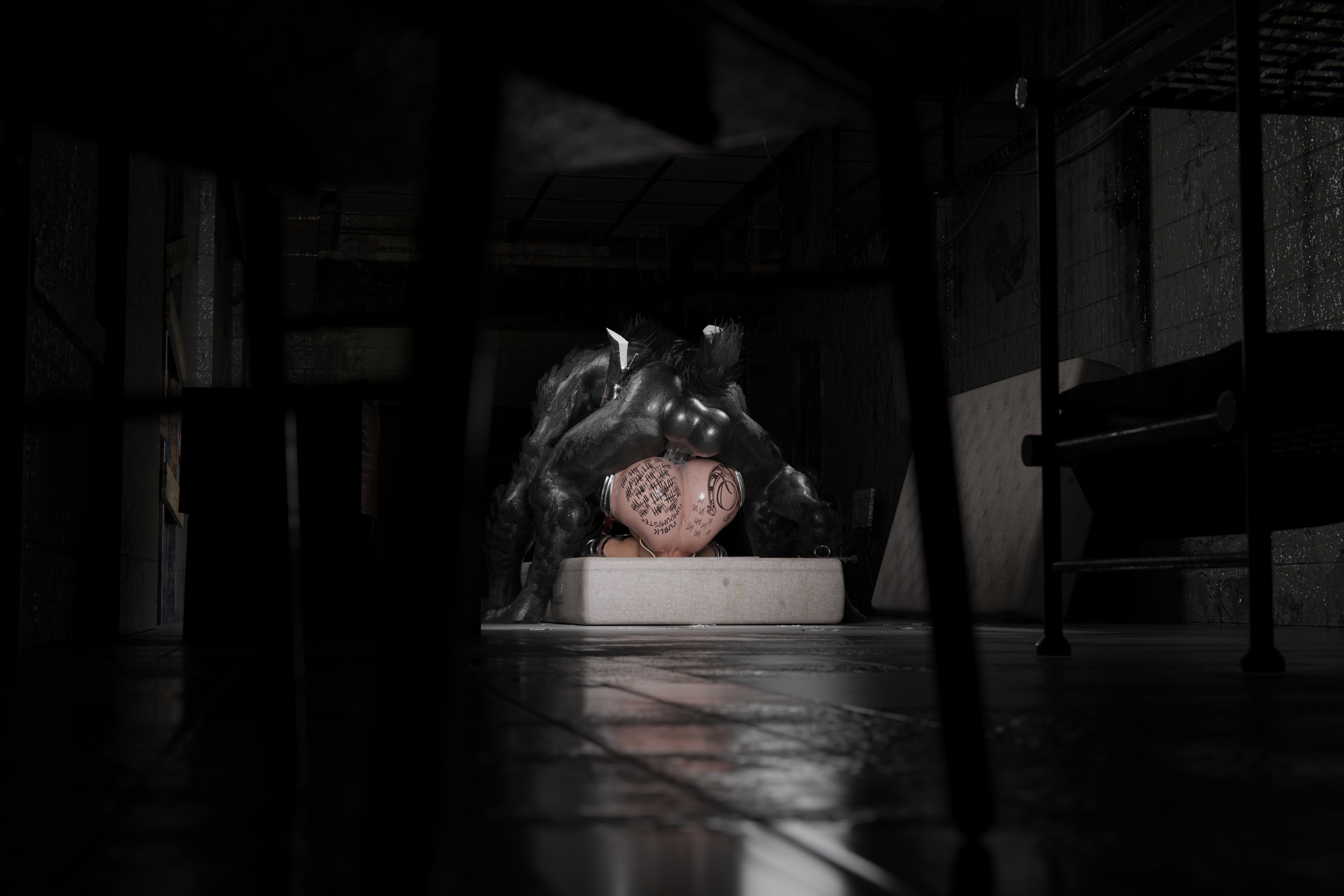 1boy, 1girls, 1monster, 3d, anthro, ass, balls, big ass, big balls, big thighs, body writing, breeding, busty, canid, canine, canis, curvy, fat ass, female, guimontag, horseshoe tattoo, huge ass, huge thighs, kardia of rhodes, knight, knight armor, legs up, male, mating press, monster, monster cock, monster on female, monster rape, penis, penis in pussy, pounding, pussy, queen of horseshoes, sex, thighs, vaginal penetration, voluptuous, werewolf, wide hips, wolf