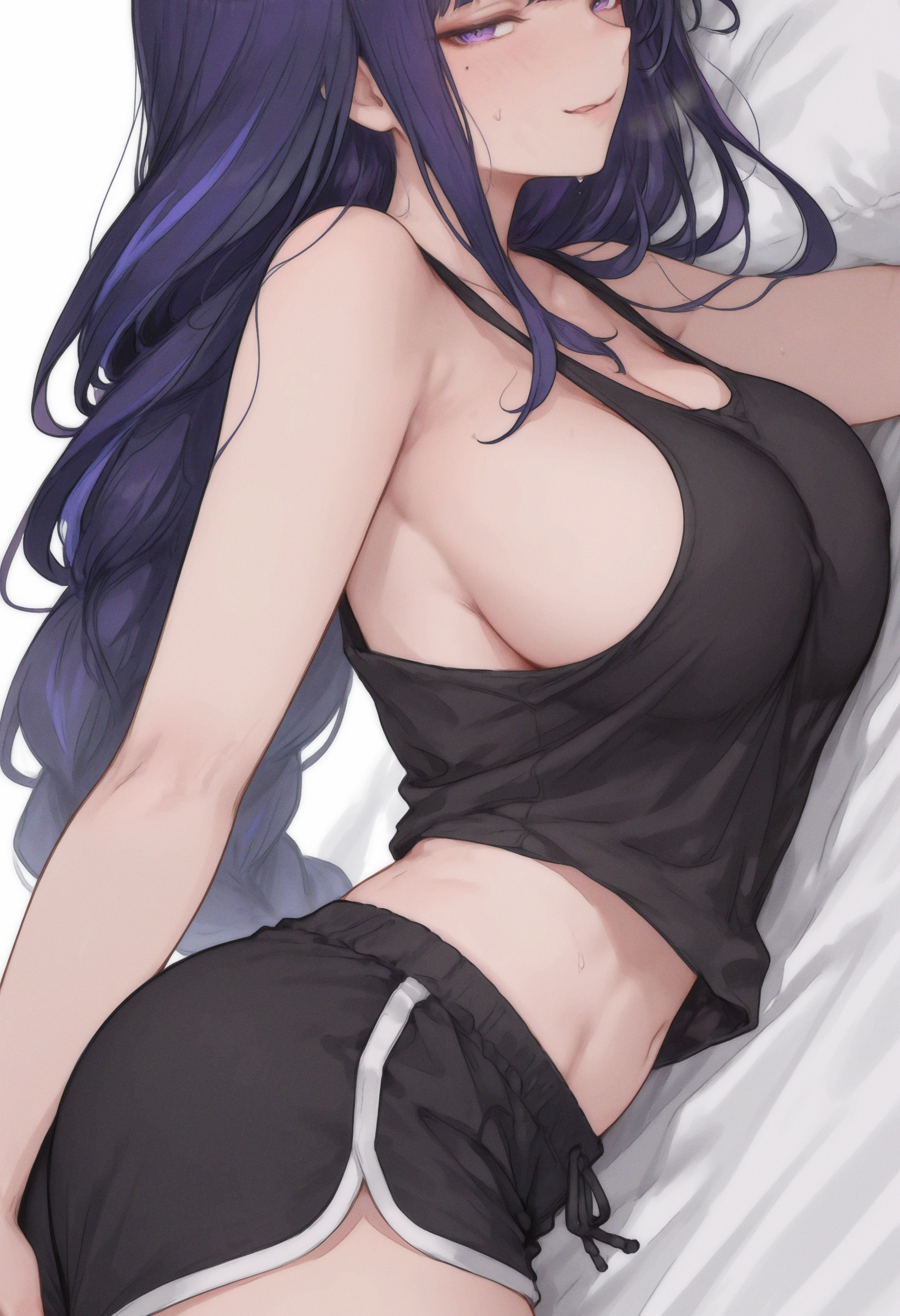 1girls, ai generated, breasts, female, female only, genshin impact, lewd expression, lucy (artist), nice tits, not porn, solo, tagme