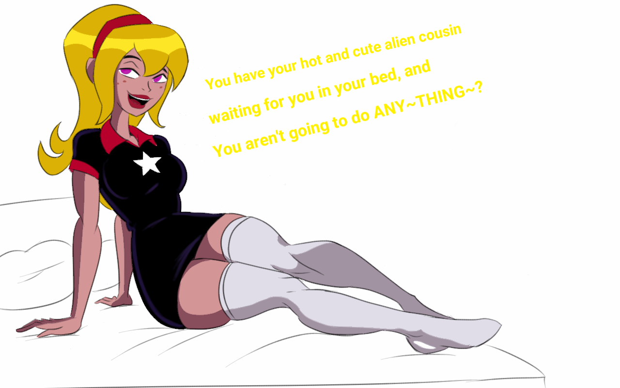 1girls, alien, alien girl, alien humanoid, ben 10, ben 10 omniverse, big breasts, blonde female, blonde hair, breasts, dress, female, female focus, female only, freckles, freckles on face, headband, lipstick, lucy mann, plump thighs, posing, purple eyes, sketchintheshade, thick thighs, thigh socks, thighhighs, thighs, zettai ryouiki