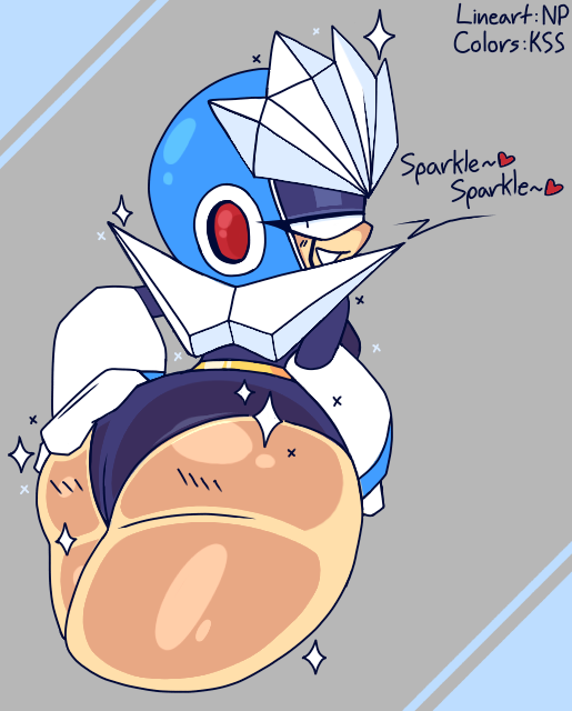 ass ass_focus big_ass big_butt big_thighs butt_focus eyeliner gemini_man genderswap_(mtf) hand_on_butt juicy_butt kss_nf leotard looking_back looking_back_at_viewer mega_man mega_man(classic) mega_man_4 nocklepie presenting_ass presenting_hindquarters robot robot_girl robot_master rule_63 self_upload simple_background smiling_at_viewer tagme thick_thighs wide_hips