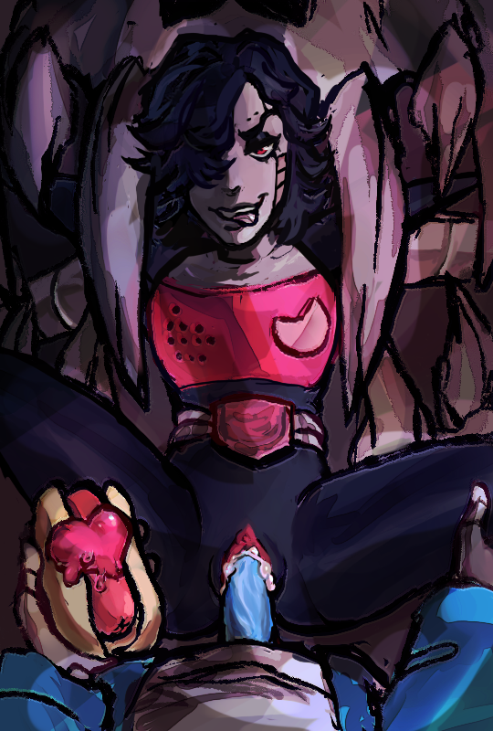 animated_skeleton blue_penis bone clothed clothes cum cum_in_pussy cuntboy dominant_pov erection food hot_dog hotdog humanoid intersex legs_spread long_hair looking_at_viewer machine male mettaton mettaton_ex monster open_mouth penetrating_pov penetration penis pov pussy robot rule_63 sans sex skeleton spread_legs tongue tongue_out uncensored undead undertale vaginal vaginal_penetration