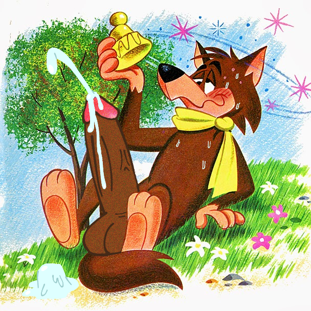 1960 1boy 2024 3rd_party_edit blush brown_fur cum cumming cumming_on_flower cumming_on_plant dizzy dizzy_eyes erection flower flowers grass grass_field hanna-barbera hat horny huge_cock loopy_(loopy_de_loop) loopy_de_loop male male_only official_art scarf supermariofann1 sweat sweating third-party_edit tree veiny_penis wolf