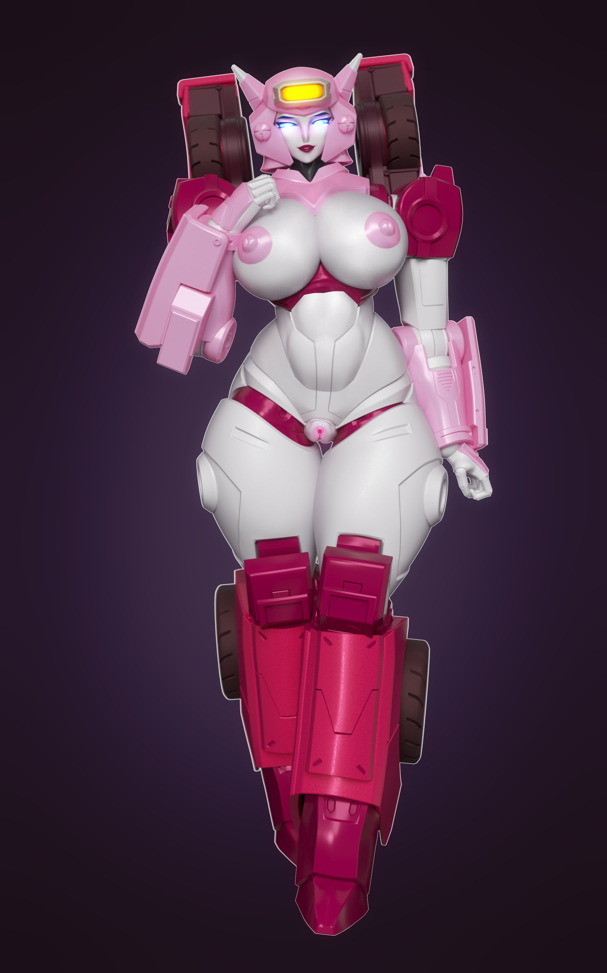 1girls, 3d, areolae, autobot, big breasts, breasts, cybertronian, elita one, elita-one, female, female only, looking at viewer, nipples, nude, nude female, pubic hair, robot, robot girl, robot humanoid, solo, transformers, transformers g1, transformers legacy, trawert