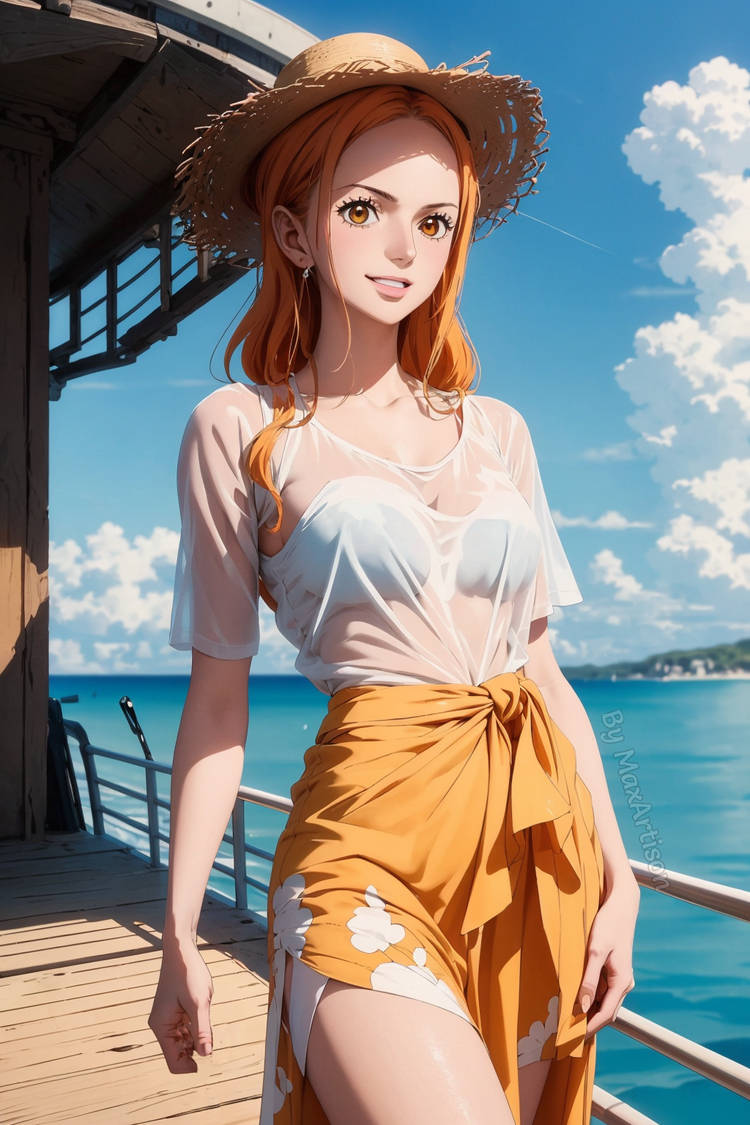 ai_generated female female_only maxartison nami_(one_piece) one_piece