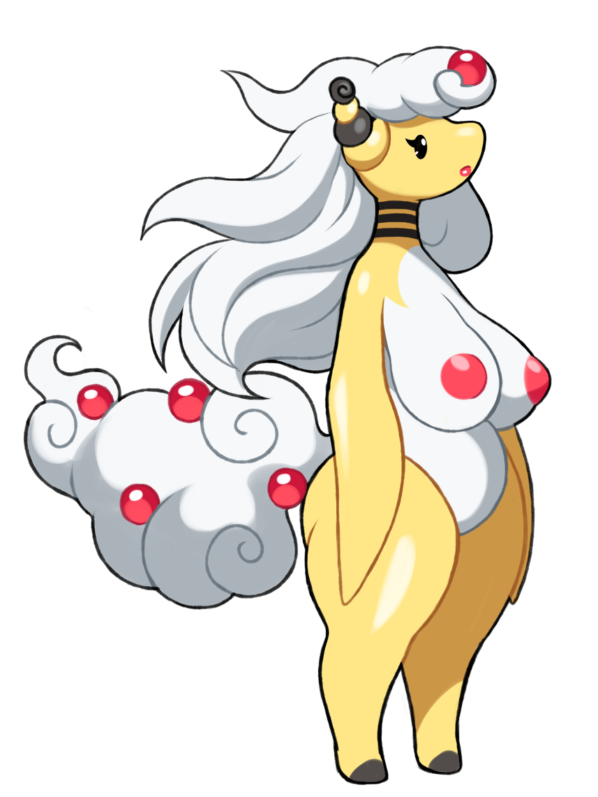 ampharos breasts drakthug nintendo nipples pokemon pokemon_(species) source_request year_request