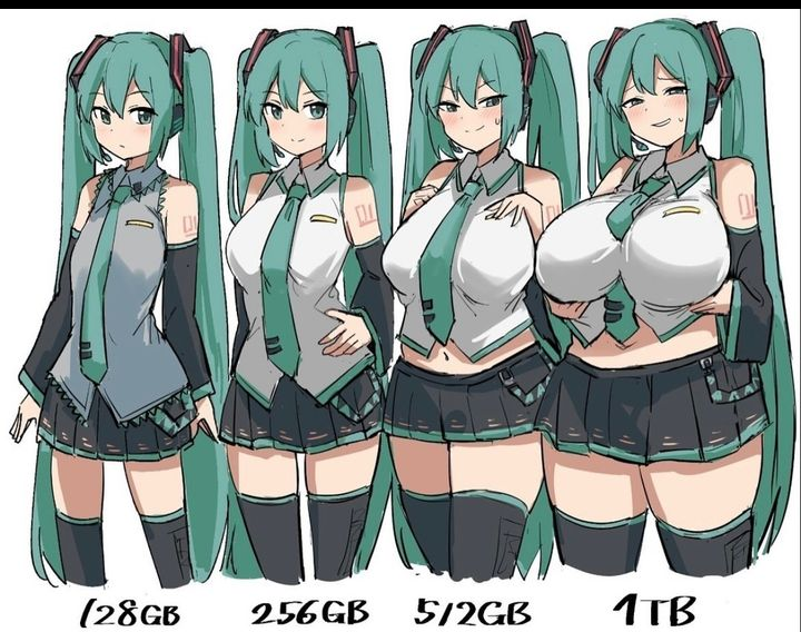 artist_request bubble_butt hatsune_miku plus_size size_comparison size_difference skinny_girl small thick thick_ass