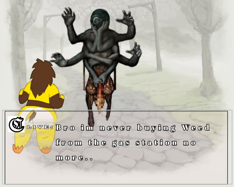 anthro ass avian balls big_balls big_butt big_penis censored clive_runefist_(artist) cyclops detailed_background dialogue european_mythology fear_and_hunger fear_and_hunger:_termina feathers fighting_pose game_screen gameplay_mechanics genie genitals greek_mythology huge_balls huge_butt huge_cock humanoid humor hyper hyper_balls hyper_genitalia hyper_penis imminent_rape male male/male monster multi_arm multi_limb multicolored_body multicolored_feathers mythological_avian mythological_bird mythological_creature mythological_firebird mythology nightmare_fuel penis peril phoenix pose short_stack size_difference tail tail_feathers teapot_clive_(character) text_box yellow_body yellow_feathers