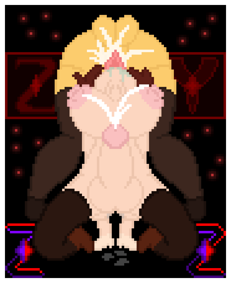 2futas ass balls big_breasts chara cum cum_in_mouth cumming cumming_in_mouth drooling fellatio female frisk futa_on_futa futanari intersex nipples penis pixel_art pussy_juice pussy_juice_drip self_upload sword_swallowing_position thighhighs thighs tongue undertale undertale_(series) zixy