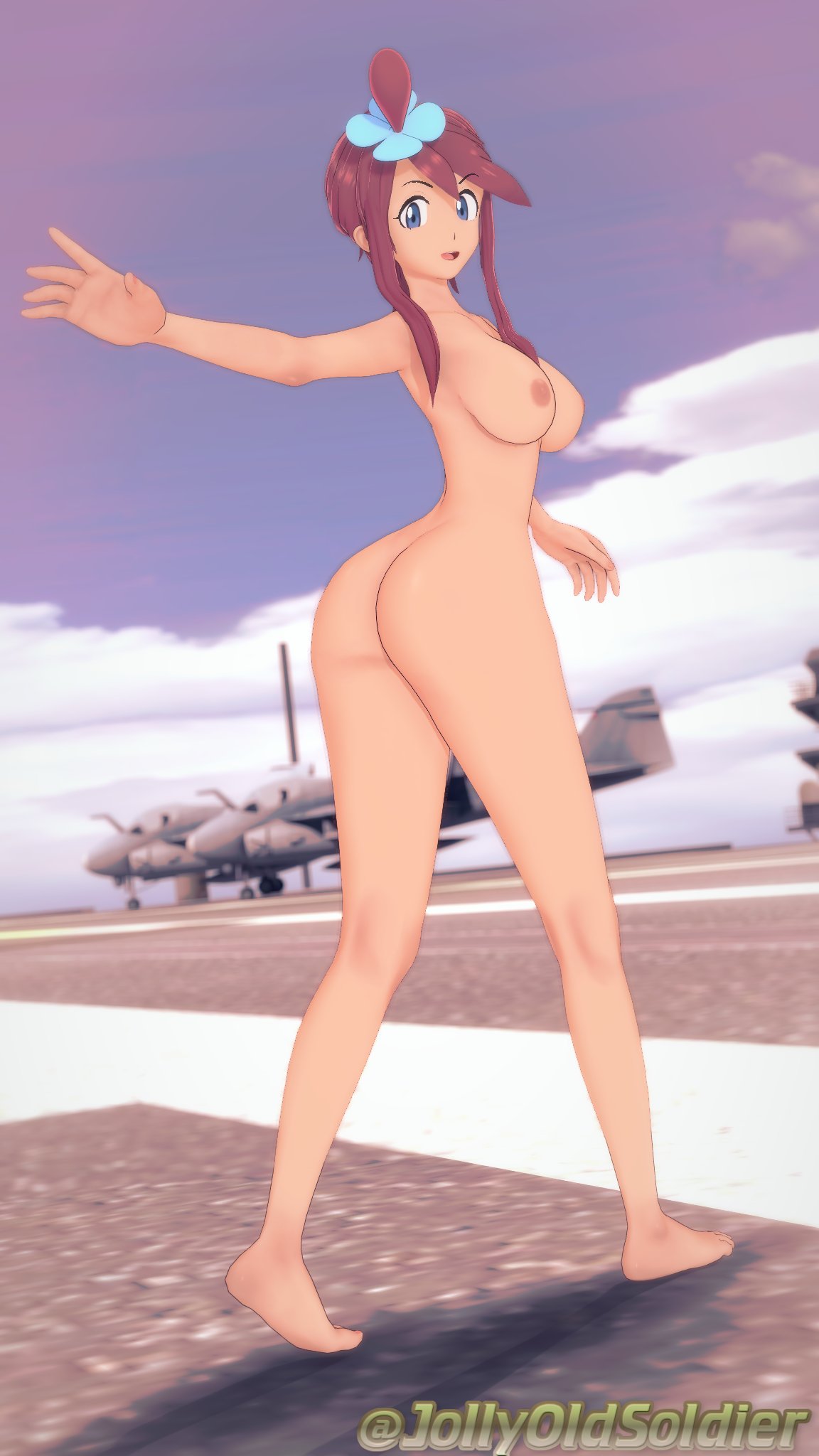 1girls 2024_pokemon_teraleak 3d ass breasts female human human_only jollyoldsoldier koikatsu latina nintendo nude pokemon pokemon_bw skyla_(pokemon) tagme tan-skinned_female tan_skin