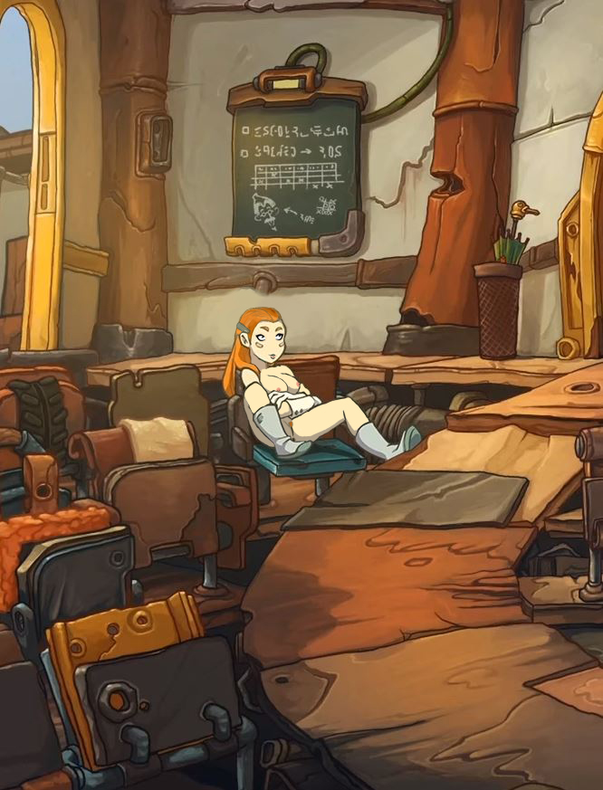 breasts deponia deponia_doomsday edit feet female game ginger goal_(deponia) nude pubic_hair pussy red_hair solo vagina