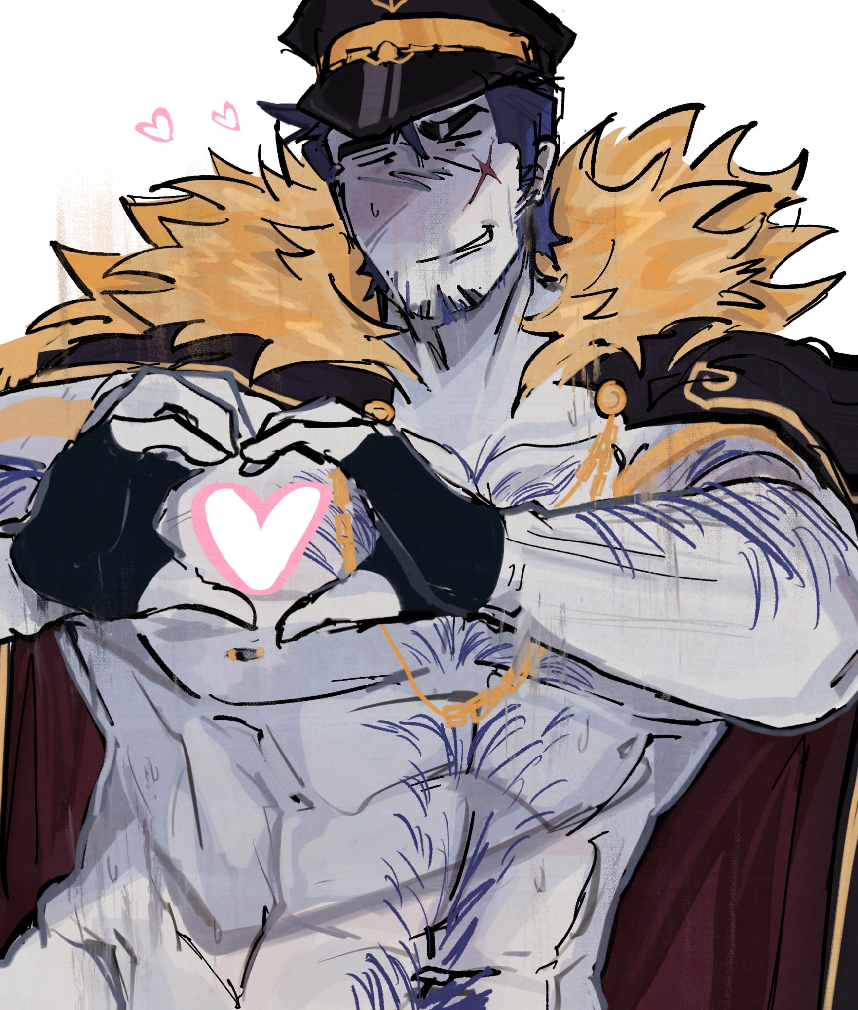 1boy, bara, beard, beard stubble, bearded, big muscles, blue beard, blue facial hair, blue hair, blue hair male, blue-haired, blue-haired male, bluehair, cape, cape only, facial hair, facial stubble, forsaken (roblox), gay, guest (roblox), guest 1337, guest 1337 (forsaken), guest 1337 (the last guest), implied nudity, male, male nude, male nudity, male only, muscular, muscular male, naked, naked male, nakedness, nude, nude male, nudist, nudity, onmykind, roblox, roblox game, robloxian, stubble, the last guest, yaoi