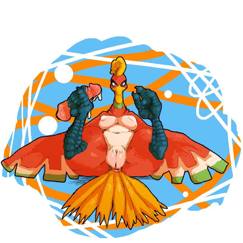 1boy 1girls actionbastardvirginblstr aliasing alpha_channel anus ass avian balls beak big_ass bird breasts claws clitoris cum disembodied_penis erection feathers feet female foot_fetish footjob ho-oh human interspecies legendary_pokemon male nintendo nude on_back penis pokemon pokemon_(species) pokemon_gsc pussy slightly_chubby solo straight testicles thick_thighs video_games wide_hips wings