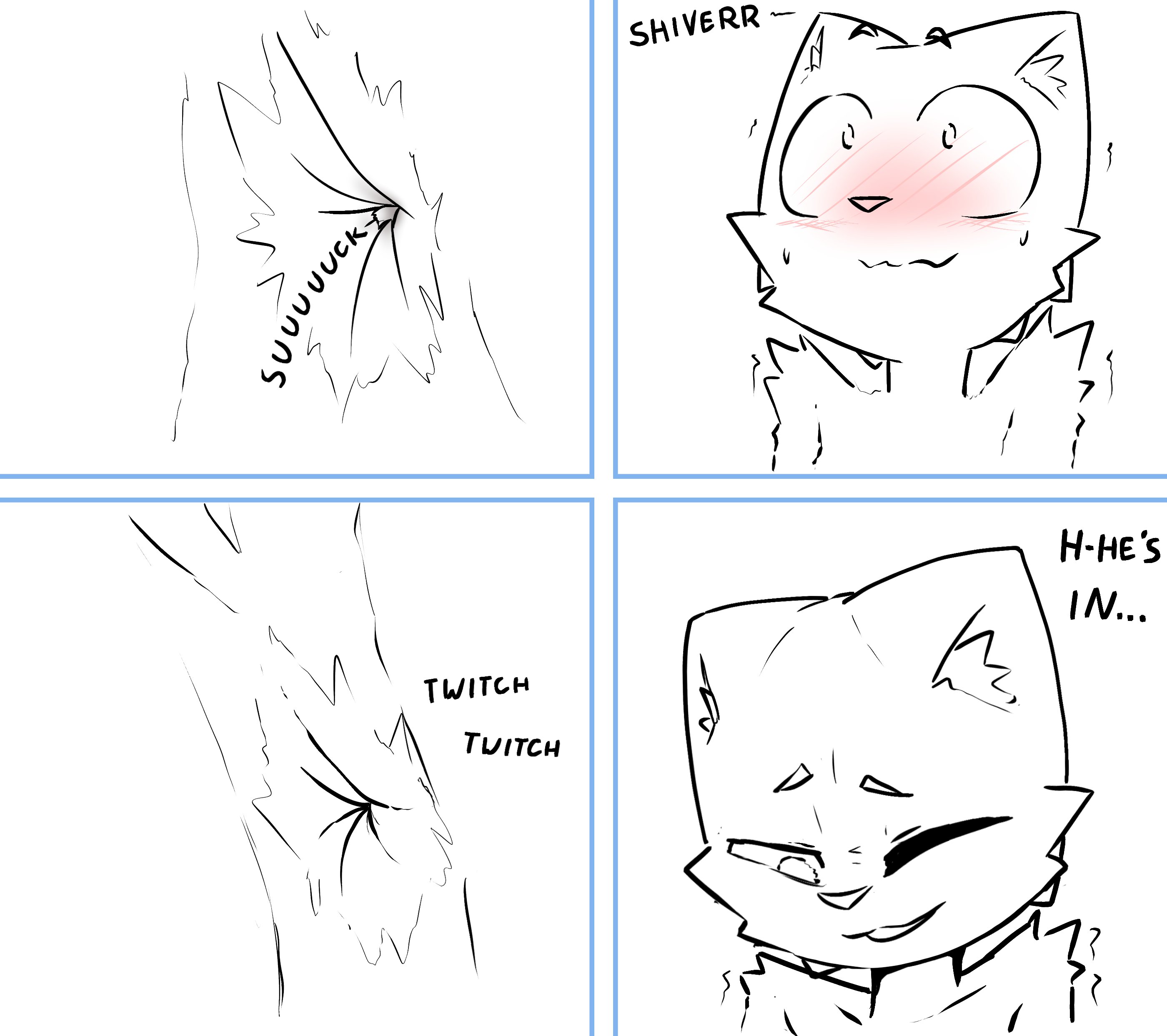 anal vore, cat ears, cat girl, cat tail, catgirl, comic, female, giantess, k o tsitraeht