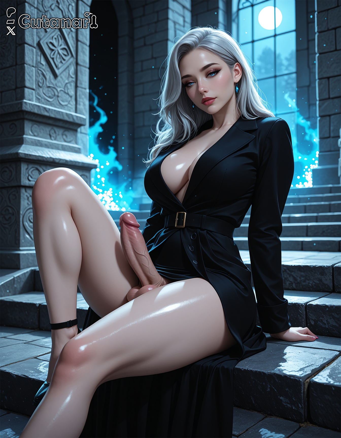 1futa, abs, ai generated, ass, balls, big balls, big breasts, big butt, big penis, big thighs, breasts, chest, cock, curvy, cutanari, dick, dickgirl, dickgirl only, futa only, futa sans pussy, futanari, intersex, looking at viewer, patreon logo, patreon username, penis, perfect body, perfect boobs, perfect legs, ready to fuck, sexy, sexy body, sexy pose, small waist, solo, stable diffusion, testicles, uncensored