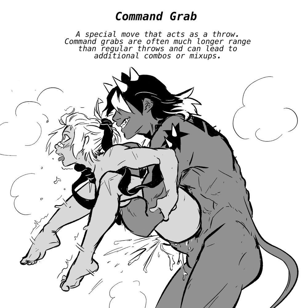 beck (spicymancer), cumming, dark-skinned male, defeated, english sex, feet, female, killian king, male, rape, rumble after dark, sex, spicymancer, straight, tan-skinned female, tongue out, white hair