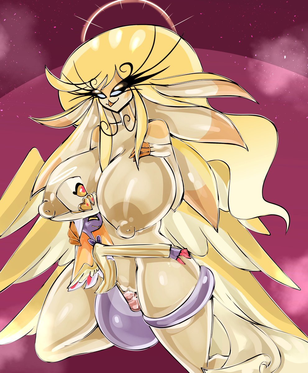 1boy, 1boy1girl, 1girls, 2 penises, 2025, angel, angel wings, anthro, anthro on anthro, anthro penetrated, anthro penetrating anthro, areola, areolae, avian, avian humanoid, beak, big areola, big areolae, big ass, big breasts, big butt, big cock, big hips, big nipples, big penis, big thighs, bird, bird humanoid, bitterbunz, blue eyes, bottomless, bow tie, bowtie, breasts, cobra, cock, completely naked, completely naked female, completely nude, completely nude female, deity, double penetration, duo, erect nipples, erect penis, erection, feathered wings, feathers, female, female anthro, furry, furry female, furry male, genital fluids, genitals, half naked, half nude, halo, hat, hazbin hotel, hazbin hotel (season 2), hi res, hips, horny, horny female, huge areola, huge areolae, huge ass, huge breasts, huge butt, huge nipples, huge thighs, humanoid, humanoid genitalia, humanoid pussy, hyper, hyper breasts, large areolae, large ass, large breasts, large butt, large thighs, larger female, long tail, male, male anthro, male penetrating, male penetrating female, male/female, massive ass, massive breasts, massive butt, massive thighs, mature, mature female, milf, mommy, naga, naked, naked female, nipples, non-mammal breasts, non-mammal nipples, nude, nude female, penis, penis in pussy, purple body, purple scales, reptile, reptile humanoid, scales, sex, sexy, simple background, sir pentious (hazbin hotel), size difference, smaller male, smile, snake, snake humanoid, snake tail, speaker of god (hazbin hotel), tail, thick, thick ass, thick butt, thick hips, thick legs, thick tail, thick thighs, thighhighs, thighs, topless, topwear, vagina, vaginal fluids, vaginal juices, vaginal penetration, vaginal sex, voluptuous, voluptuous female, wide hips, wings, yellow body, yellow feathers, yellow sclera