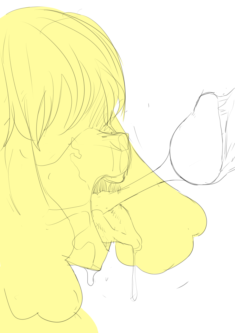 1girls, akitokit, cum, cum in mouth, female, furry, isabelle (animal crossing)