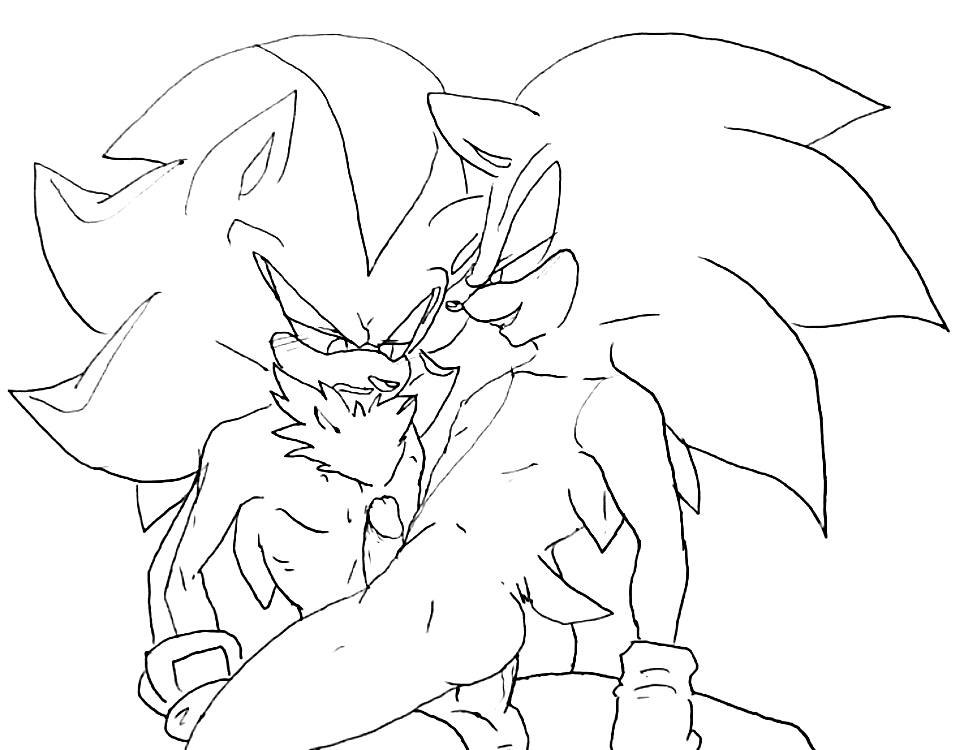 anal anal_sex anthro ass black_and_white blush chest_tuft cowgirl_position darkpitsgirl duo erection glans hedgehog male mammal monochrome nude on_top penetration penis sex shadow shadow_the_hedgehog sonic_(series) sonic_the_hedgehog straddling tuft yaoi