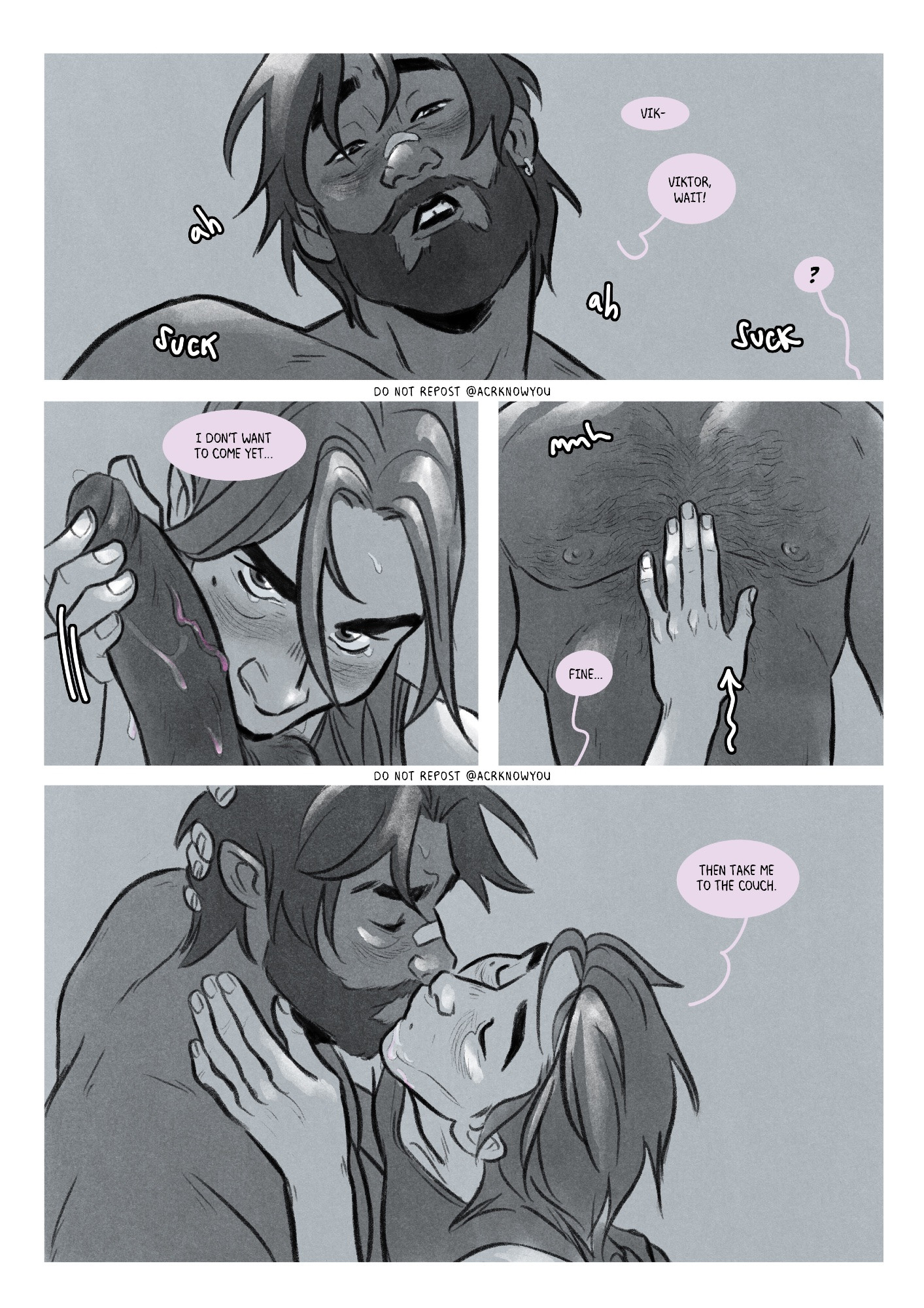 2boys, 2d (artwork), arcane, arcane jayce, arcane viktor, beard, beard stubble, bearded, big balls, big penis, black and white, black hair, blowjob, blowjob face, blowjob only, blowjob pov, boys, brown hair, cock, cock worship, color, colored, cum, cumshot, dark, dark skin, dark-skinned male, deep blowjob, deep penetration, deepthroat, dialogue, dripping cum, dripping penis, dripping semen, dripping wet, drool, drool string, drooling, eye contact, face fucking, fat cock, gay, gay male, gay sex, hairy balls, hairy body, hairy chest, hairy cock, hairy male, holding bar, holding bars, jayce, jayce talis, jayvik, kissing, kissing penis, kissing penis tip, kneeling, kneeling on ground, kneeling oral position, kneeling position, large penis, latino, latino male, league of legends, leaking cum, licking, licking cock, licking penis, light skin, light-skinned male, long hair, long hair male, looking at another, looking at partner, looking down, male, male focus, male only, male/male, marndraws, masculine gay, mouth, mouth full of cock, muscular, muscular male, oral, pale skin, pale skinned male, penis, romantic couple, semen, semen on face, semen on mouth, size difference, standing, standing position, standing sex, sucking, sucking balls, sucking penis, sucking testicles, sucking tip, swallowing cum, thick penis, tongue, tongue out, tongue out blowjob, twink, veiny cock, veiny penis, viktor (league of legends), yaoi