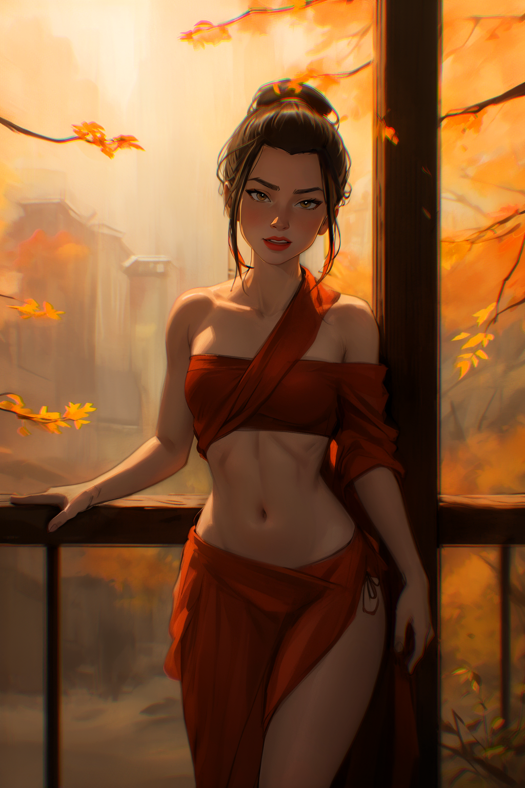 1girls, ai generated, avatar legends, avatar the last airbender, azula, black hair, curvaceous, curvaceous body, curves, curvy, curvy body, curvy female, curvy figure, female, female only, fire nation, hourglass figure, light skin, light-skinned female, solo, solo female, voluptuous, voluptuous female, yellow eyes