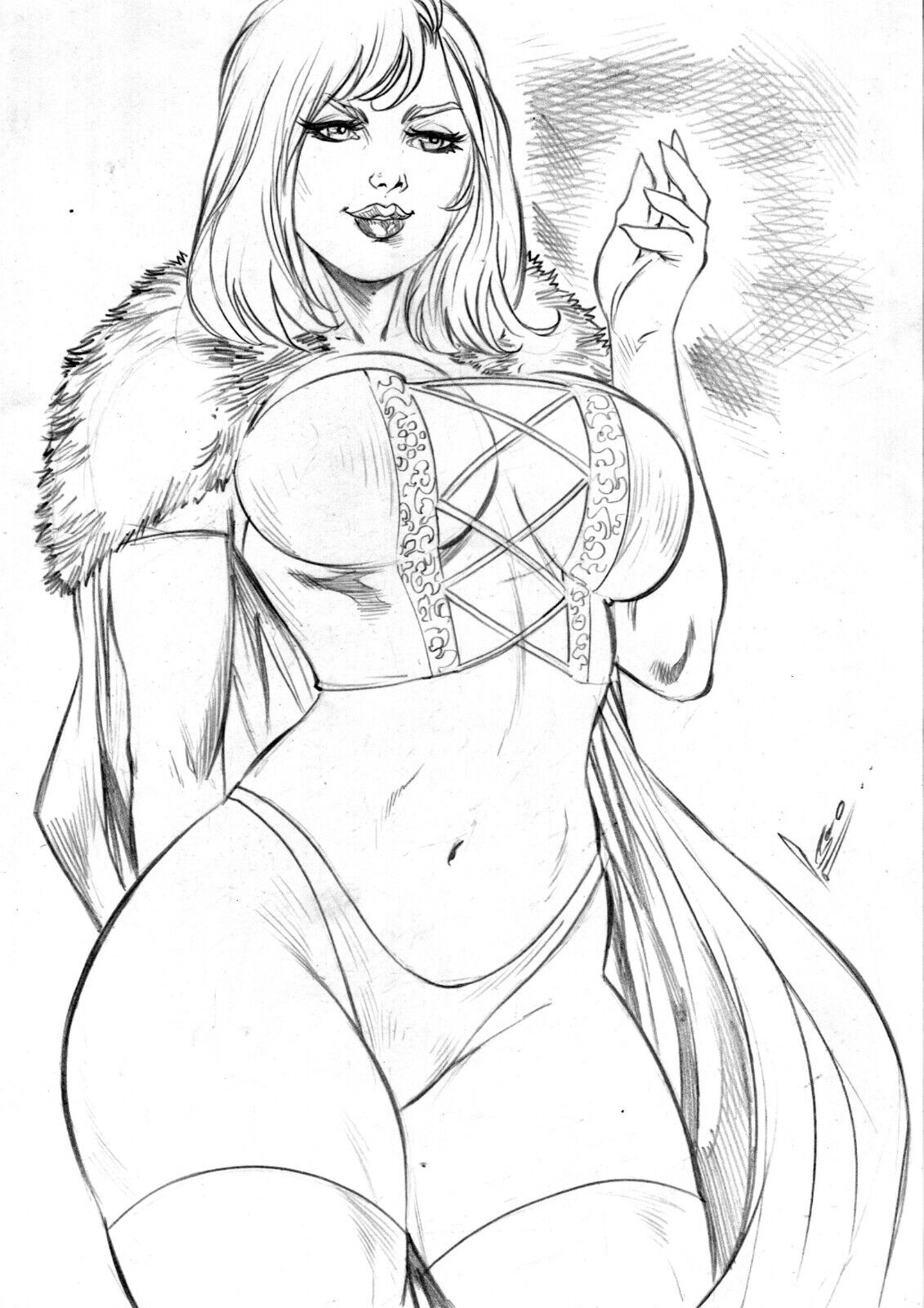 black_and_white cleavage corset ed_benes_studio emma_frost female female_only hellfire_club leo_matos marvel marvel_comics panties pussy_bulge white_queen x-men