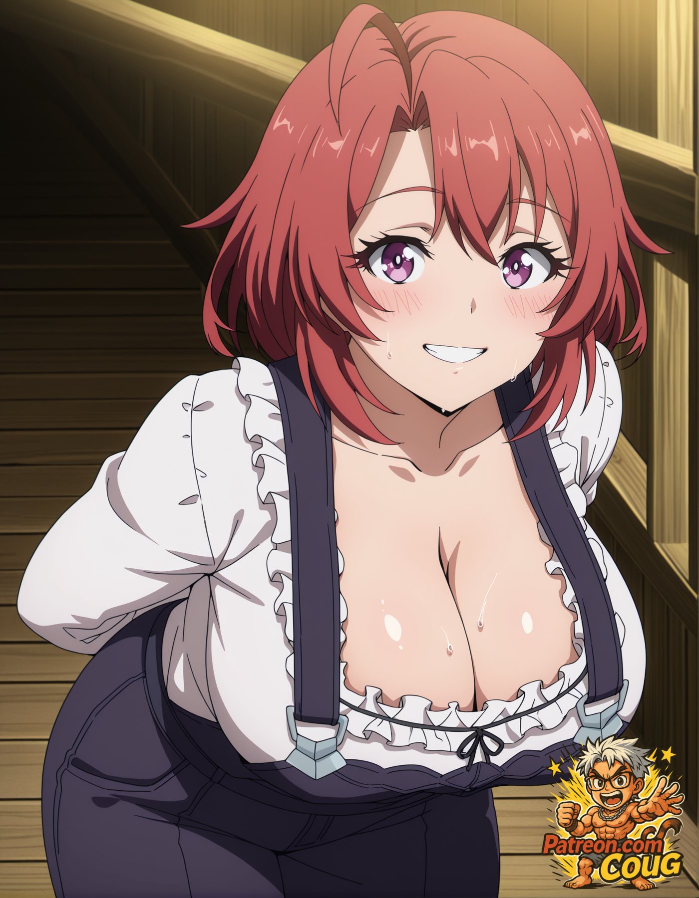 ai assisted, ai generated, coug, cow girl (goblin slayer), female, female only, goblin slayer, stable diffusion