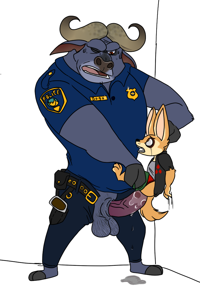 2boys anal anal_sex anthro balls bovine buffalo canine chief_bogo clothed_sex clothing disney dontbeazombie duo fennec finnick forced forced_yaoi fox gay male male_only mammal penetration penis rape yaoi zootopia