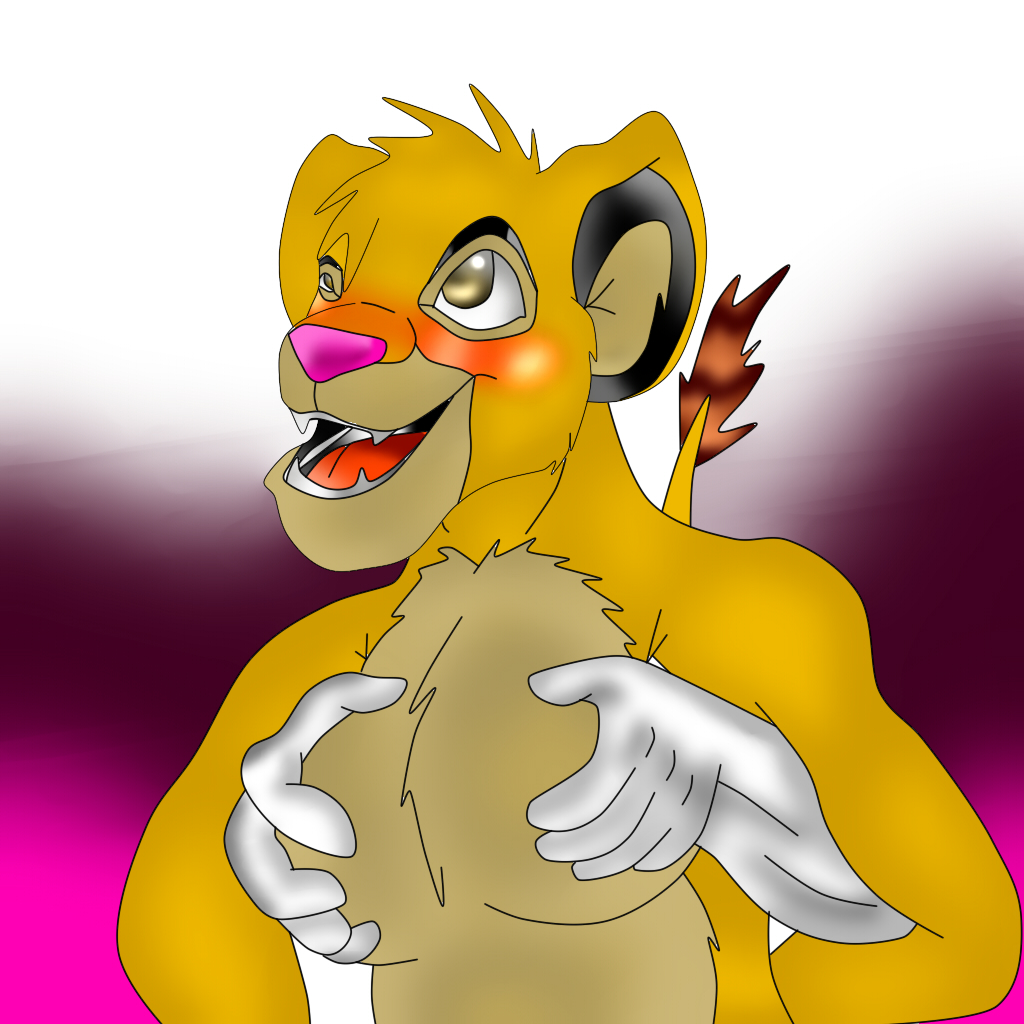 cub disney fur furry furry_only male_only mundo09 simba tagme the_lion_king