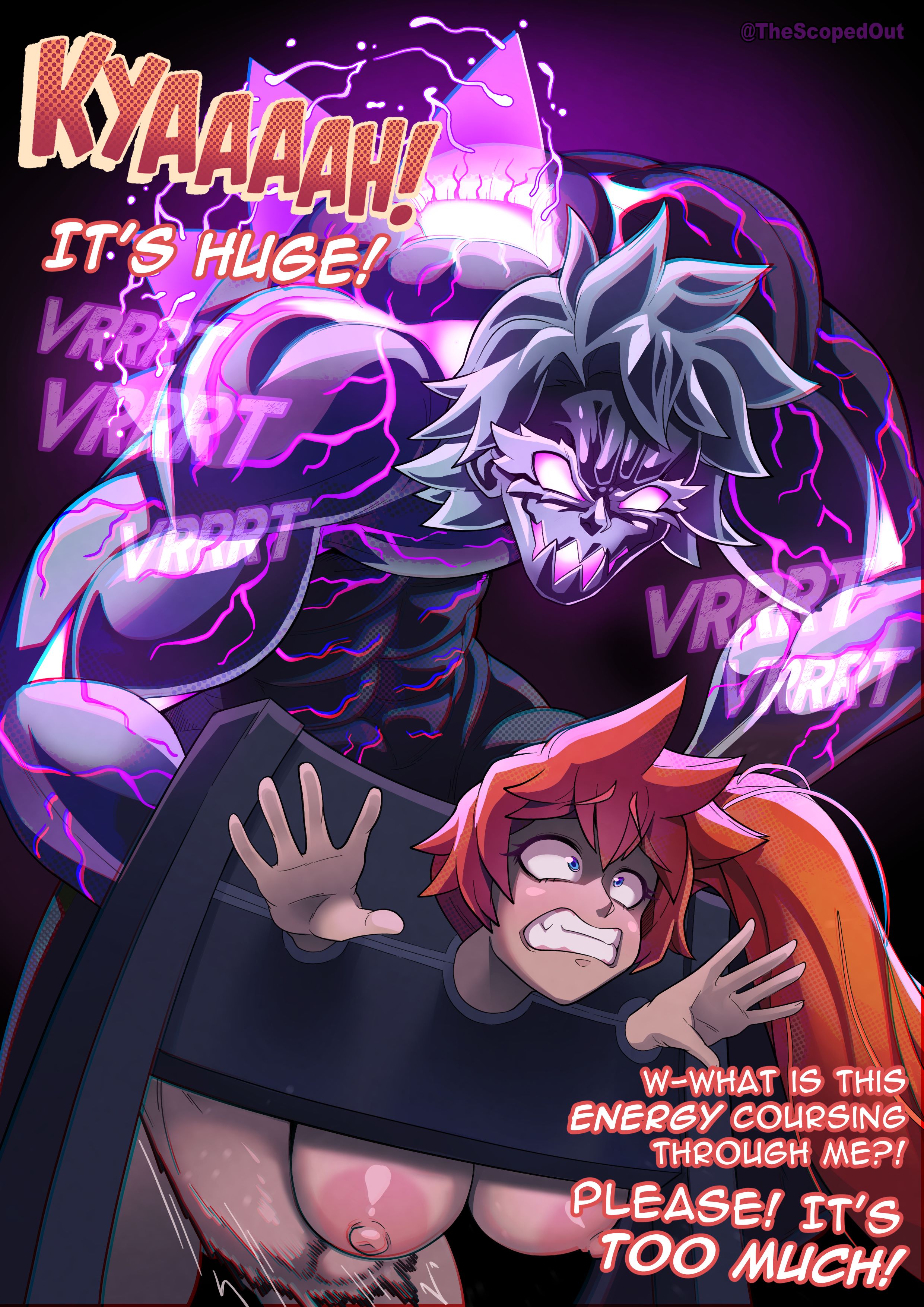 1boy, 1girls, 2024, big breasts, bondage, breasts, deep penetration, dialogue, drug, duo, english text, female, hi res, high resolution, highres, itsuka kendou, kendou itsuka, light skin, light-skinned female, male, my hero academia, quirk (mha), rape, roid rage, scared, scopedout, slave, stockade, stomach bulge, tetsutetsu tetsutetsu, text