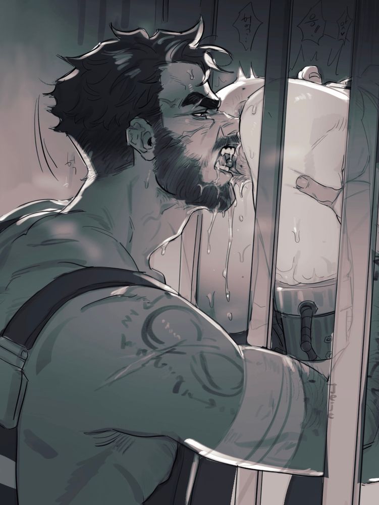 1cuntboy, 2boys, arcane, arcane jayce, arcane viktor, ass, ass focus, ass grab, ass up, asshole, beard, behind view, biting, biting pussy, black and white, boypussy, brown hair, cane, clitoral hood, clitoris, clothed male, clothed sex, cunnilingus, cuntboy, cuntboy focus, cuntboy on male, cuntboy/male, disability, disabled male, dripping cum, dripping pussy, dripping wet, eating pussy, eye contact, fully clothed, fully clothed male, gay, gay male, gay sex, grabbing ass, grabbing legs, grabbing thighs, growling, hairy pussy, holding leg, intersex, jayce, jayce talis, jeje (dmmd jj), kneeling, kneeling male, kneeling on ground, kneeling oral position, league of legends, licking pussy, male, moaning, moaning in pleasure, mole, mole above mouth, mole on ass, mole on body, mole on pussy, nose in anus, nose in ass, oral sex, overalls, pants down, part 2, partially clothed, partially clothed male, prison, prison cell, prisoner, purple background, pussy, pussy focus, pussy juice, pussy juice drip, sketch, squatting, standing, standing position, standing sex, stillwater, tattoo, tattooed arm, tattoos, top surgery scars, trans man, transgender, transgender man, transmasc, twink, vagina, vaginal sex, wet, wet mouth, wet pussy, yaoi