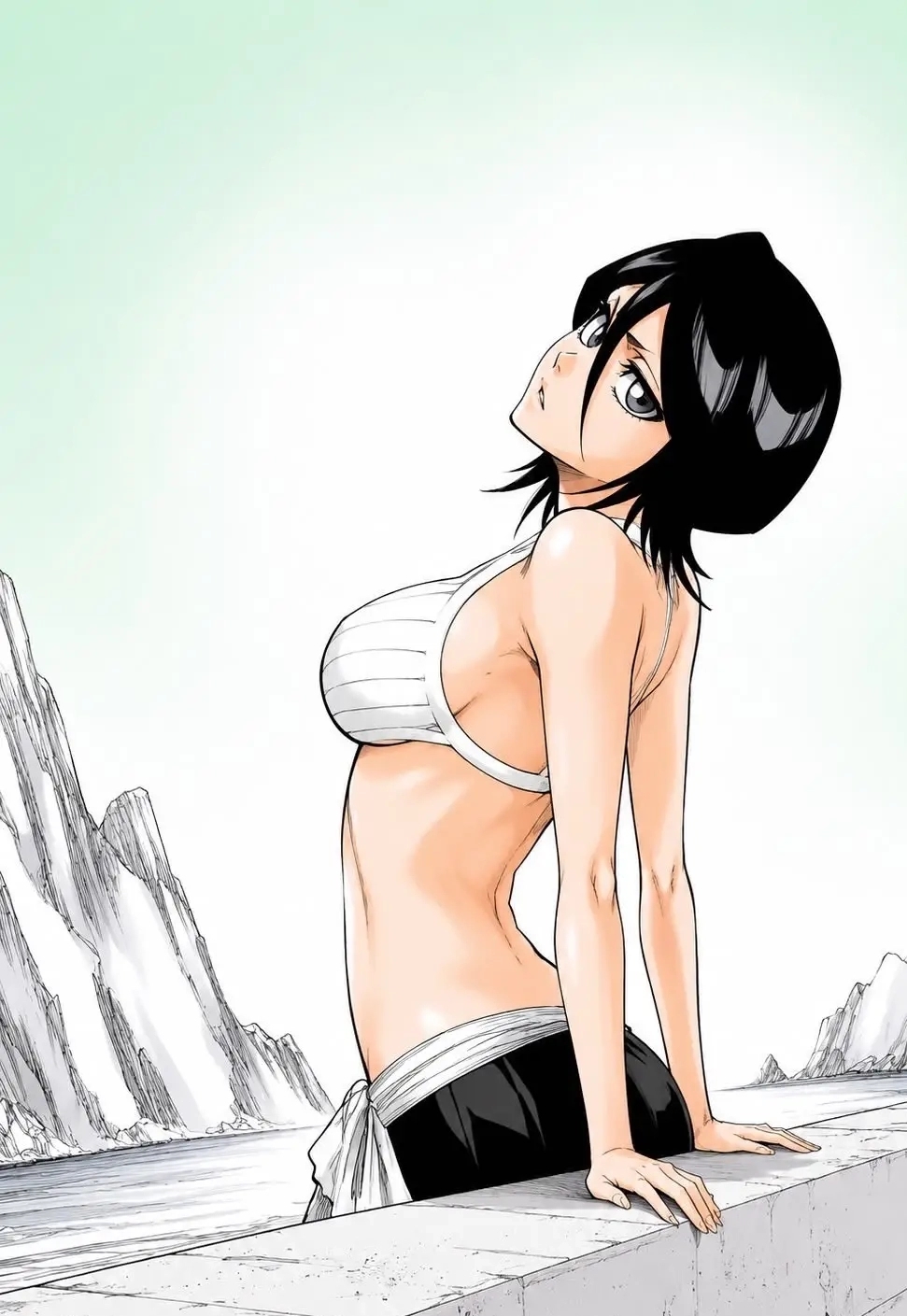 bleach, bra, kuchiki rukia, rukia kuchiki, skirt