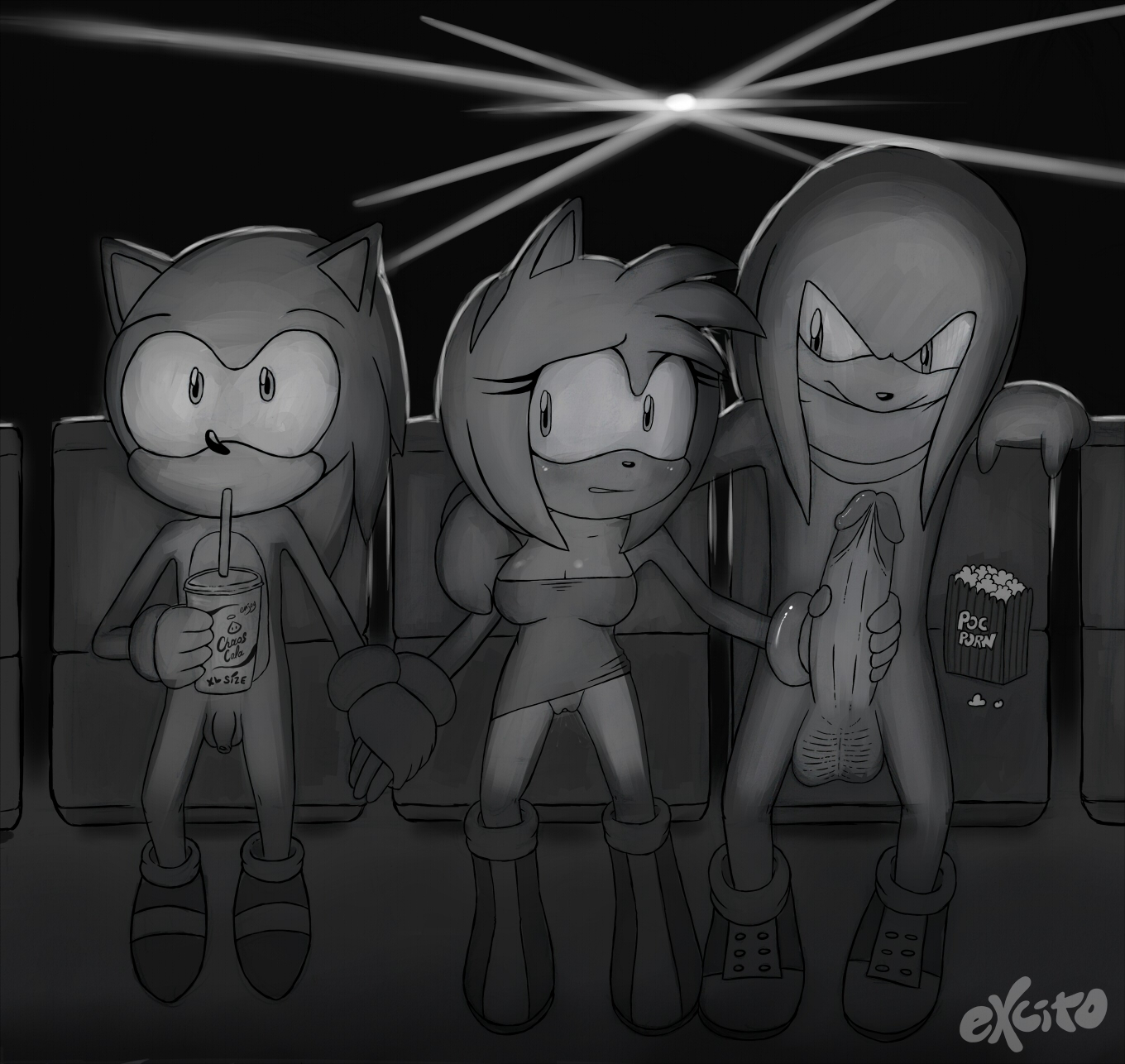 2boys, amy rose, anthro, big penis, bottomless, cheating girlfriend, clothes, cuckold, drink, drinking, echidna, erection, excito, female, femsub, flaccid, food, footwear, foreskin, furry, group, handjob, handwear, handwear and footwear only, hedgehog, huge cock, indoors, knuckles the echidna, long foreskin, male, mammal, manual, monotreme, movie theater, multiple boys, multiple males, netorare, ntr, nudist, penis, penis size difference, popcorn, public, retracted foreskin, sega, sonic (series), sonic the hedgehog (series), stealth, stealth handjob, stealth sex, theater, uncircumcised, uncut, unretracted foreskin