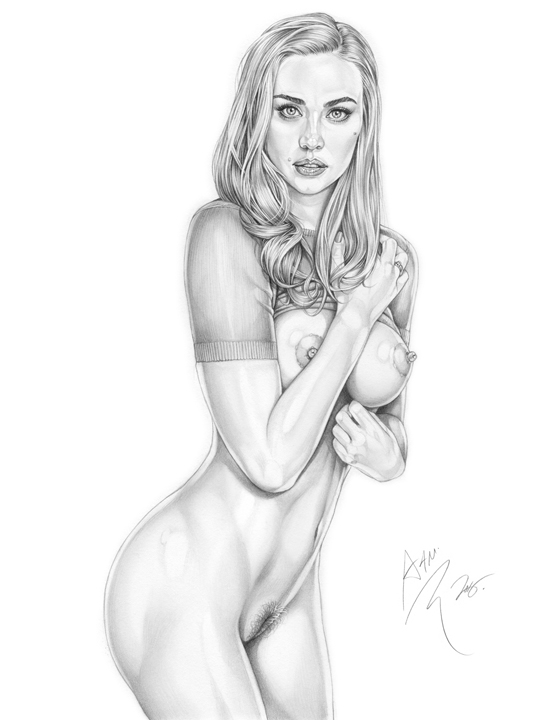 1girls actress areola armando_huerta ass belly breasts celebrity daredevil_(series) deborah_ann_woll eyelashes female female_only karen_page large_breasts legs lips long_hair marvel marvel_comics monochrome navel nipples pubic_hair pussy solo thighs vagina voluptuous