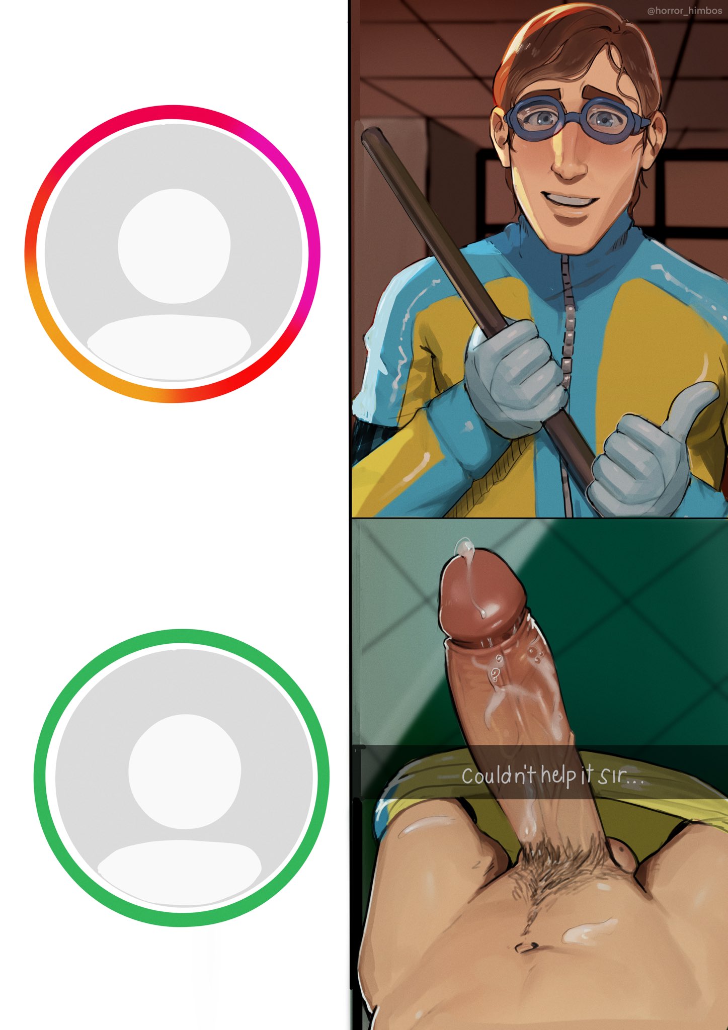 1boy, after cumshot, close friends story, cum on cock, cum on dick, cum on penis, dispatch (game), gay, horror himbos, instagram, instagram story, male, male only, pants down, retracted foreskin, semen on cock, semen on dick, semen on penis, shirtless, skinny, solo, solo male, submissive, submissive male, tagme, waterboy (dispatch), wet, wet male swimwear